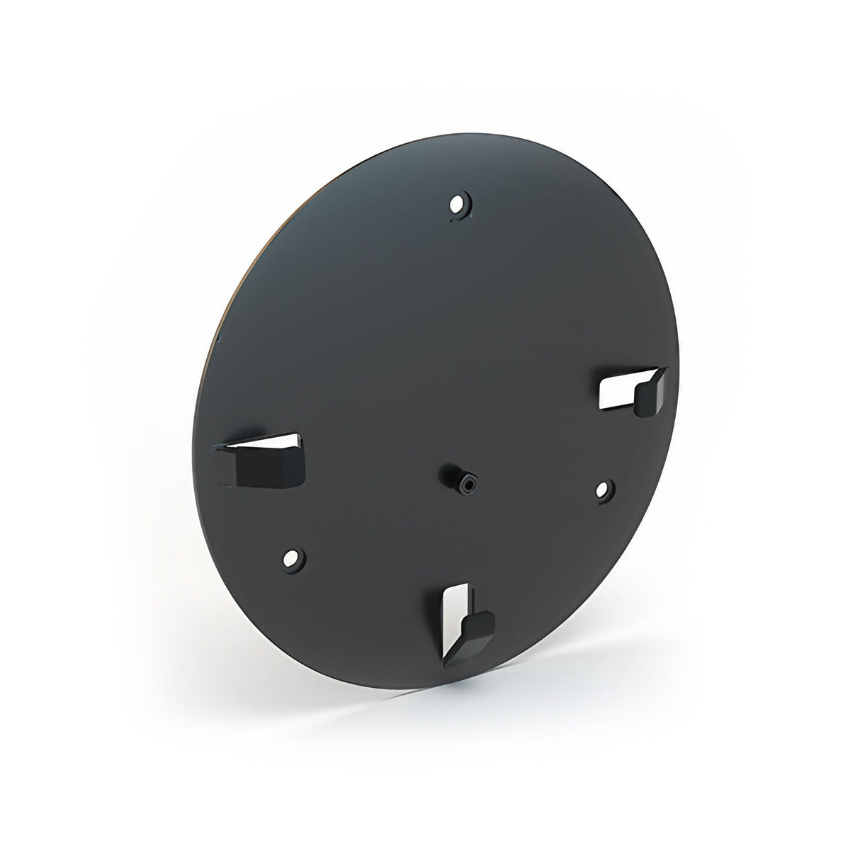 Stündenglass V2 Wallmount in Black, Front View, Compact Design for Hookahs