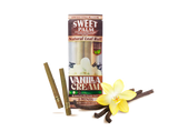 Sweet Palm Vanilla Cream Pre-Rolled Cones 20 Pack with organic brown papers on white