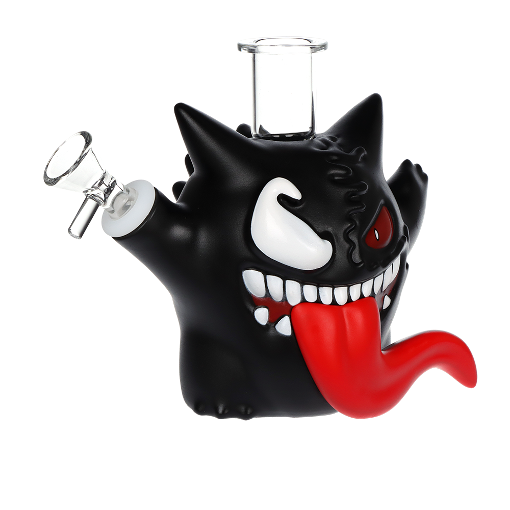 Symbiote Pocket Monser Vinyl Water Pipe | 5.8" | 14mm F | Assorted Colors | 2ct Bundle