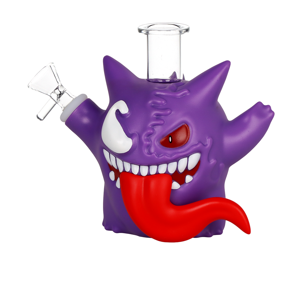 Symbiote Pocket Monser Vinyl Water Pipe | 5.8" | 14mm F | Assorted Colors | 2ct Bundle