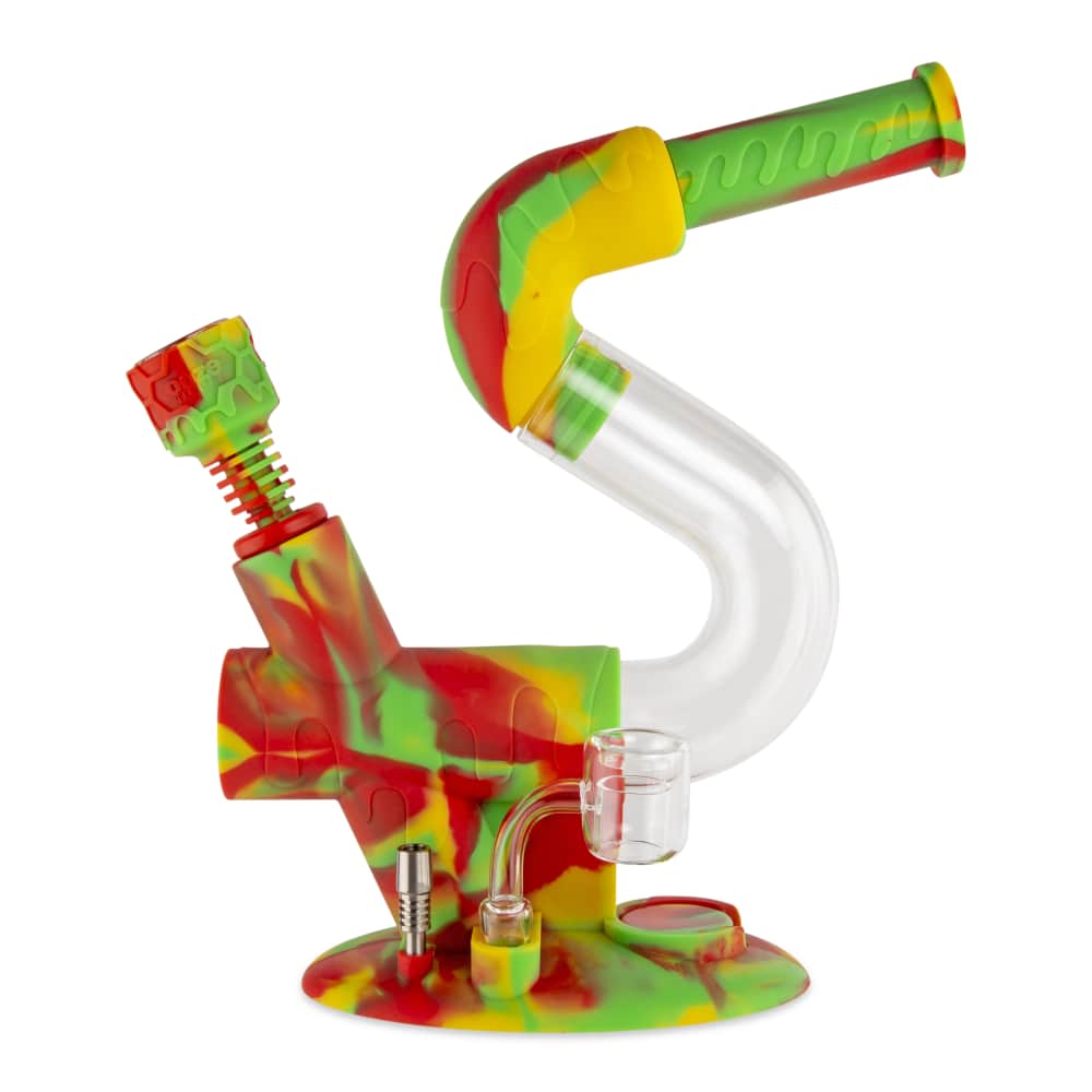 Ooze Swerve 4-In-1 Silicone Water Pipe