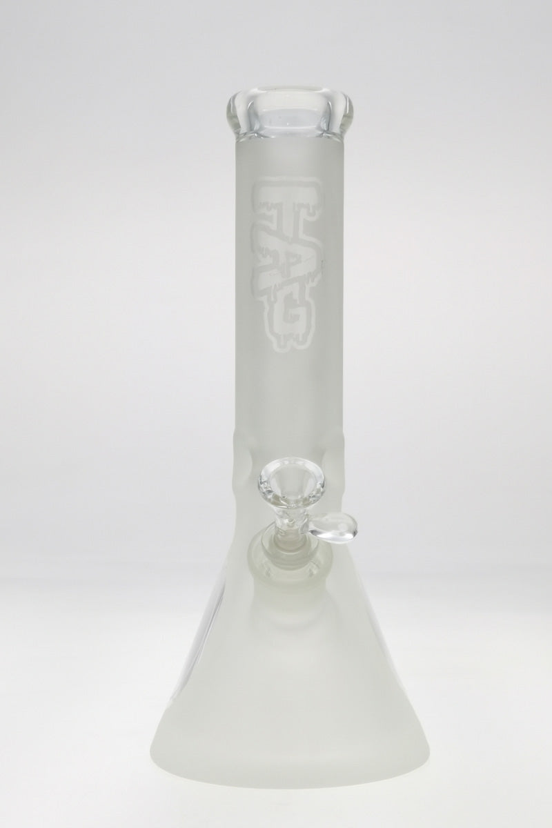 Thick Ass Glass 12" Rasta Beaker Bong with Heavy 9mm Wall & 18mm to 14mm Downstem