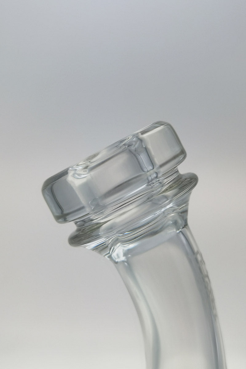 Close-up of TAG 12" Faberge Egg Klein Incycler with clear glass and 14MM Female joint