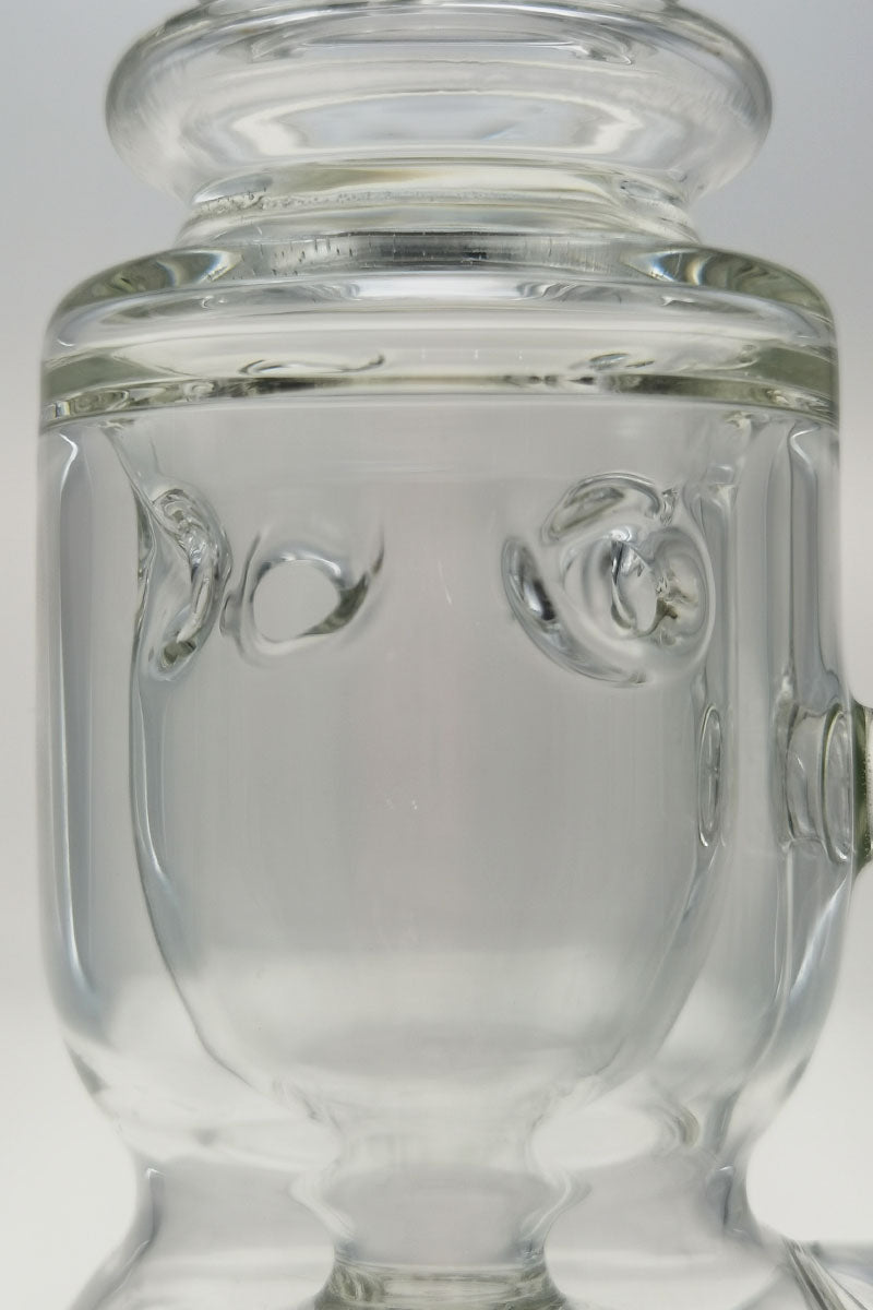 TAG 12" Faberge Egg Klein Incycler with clear glass and slyme accents, 14MM female joint