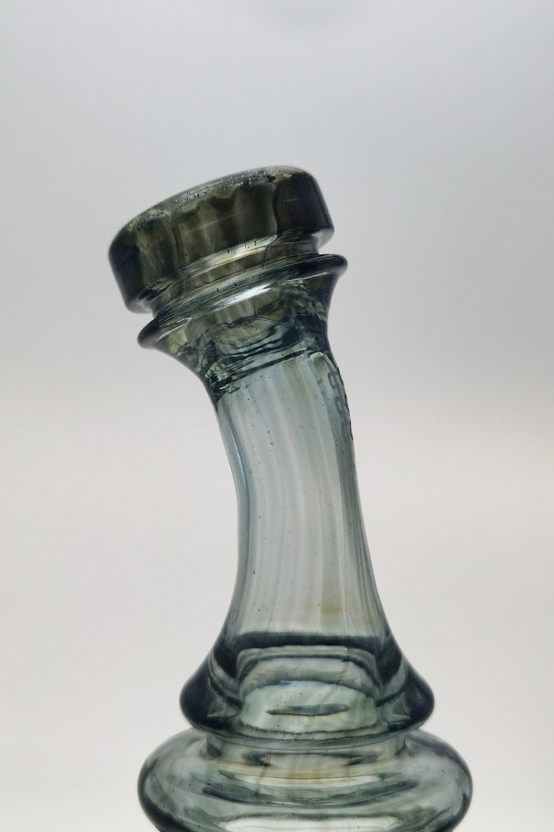 TAG 12" Faberge Egg Klein Incycler Close-Up Side View with Clear and Slyme Color Accents