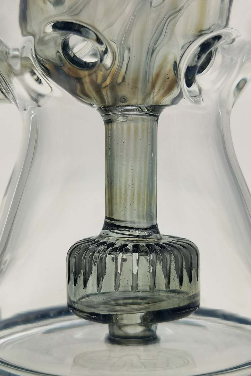 Close-up of TAG 12" Faberge Egg Klein Incycler with Slyme accents and percolator detail