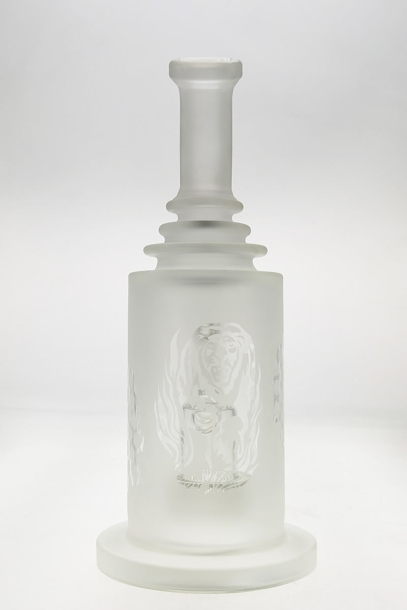 TAG 12" Super Slit Matrix Diffuser Bong in Clear with 18MM Female Joint - Front View