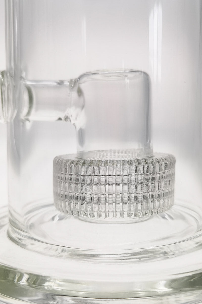 Close-up view of TAG 12" Super Slit Matrix Diffuser Bong with 18MM Female Joint