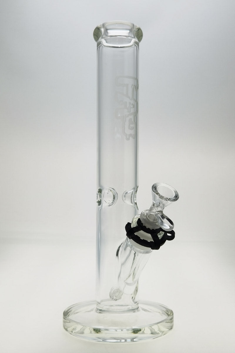 Thick Ass Glass 14" Clear Straight Tube Bong, 50x5MM with 18/14MM Downstem