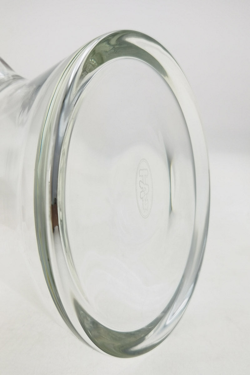 Close-up of TAG 14" Beaker Bong Base with 8 Arm Tree Percolator and Thick 7mm Glass