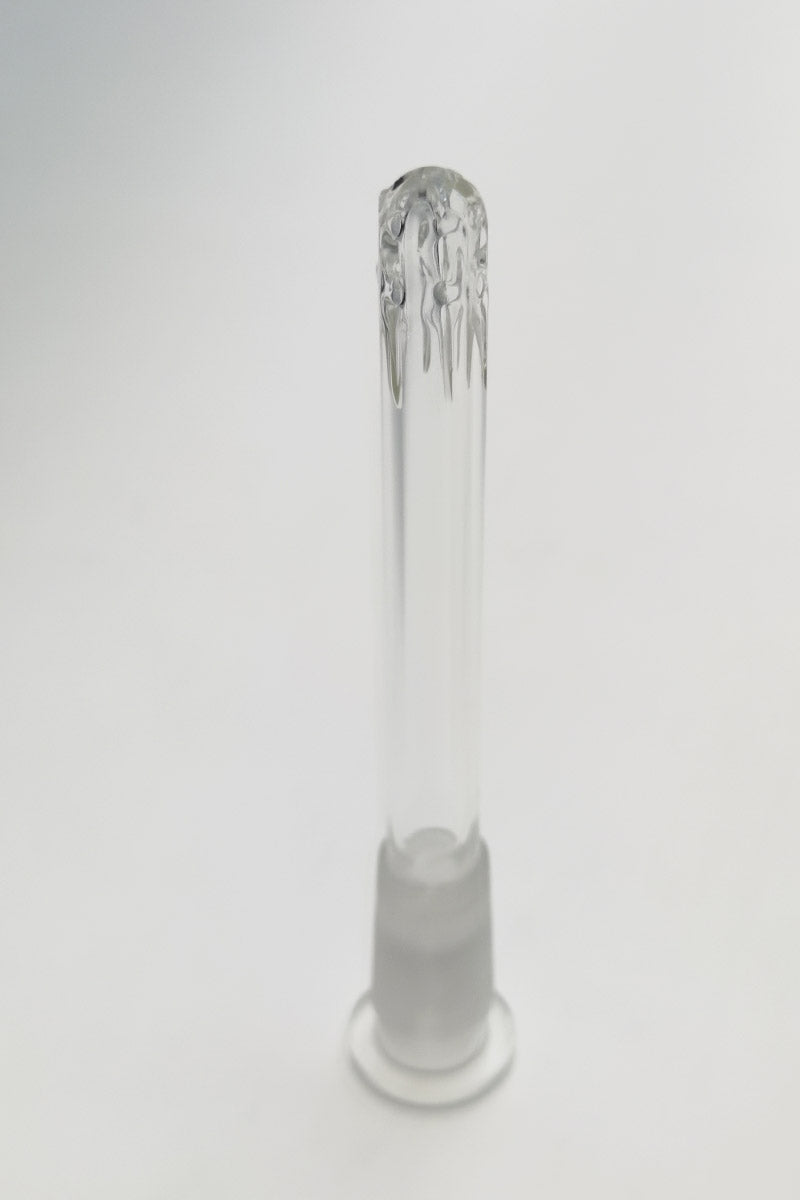 Thick Ass Glass Quartz Showerhead Downstem 14mm to 10mm for Bongs, Clear View
