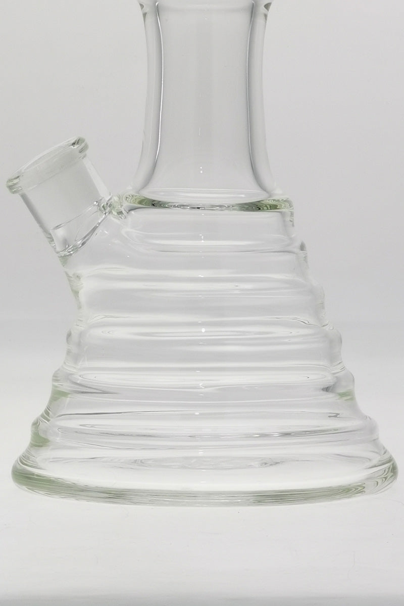 Close-up of TAG 16" Beaker Bamboo Bong with 7mm thickness and 18/14MM downstem