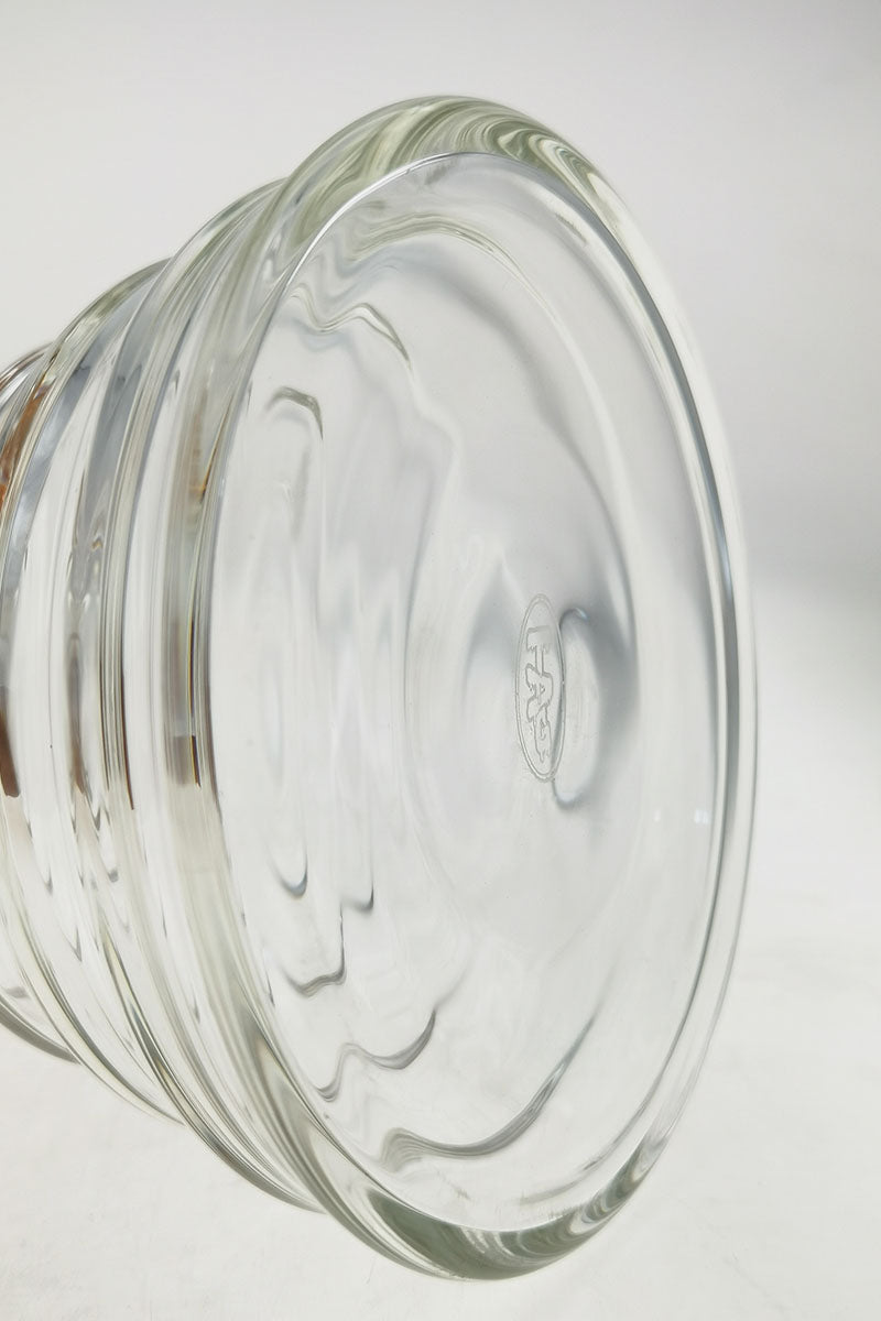 TAG 16" Beaker Bamboo Bong Base Close-Up, 50x7MM Thick Glass, 18/14MM Downstem