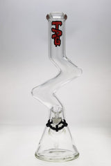 TAG 16" Beaker ZONG Bong with 50x9MM Heavy Wall and 18/14MM Downstem Front View