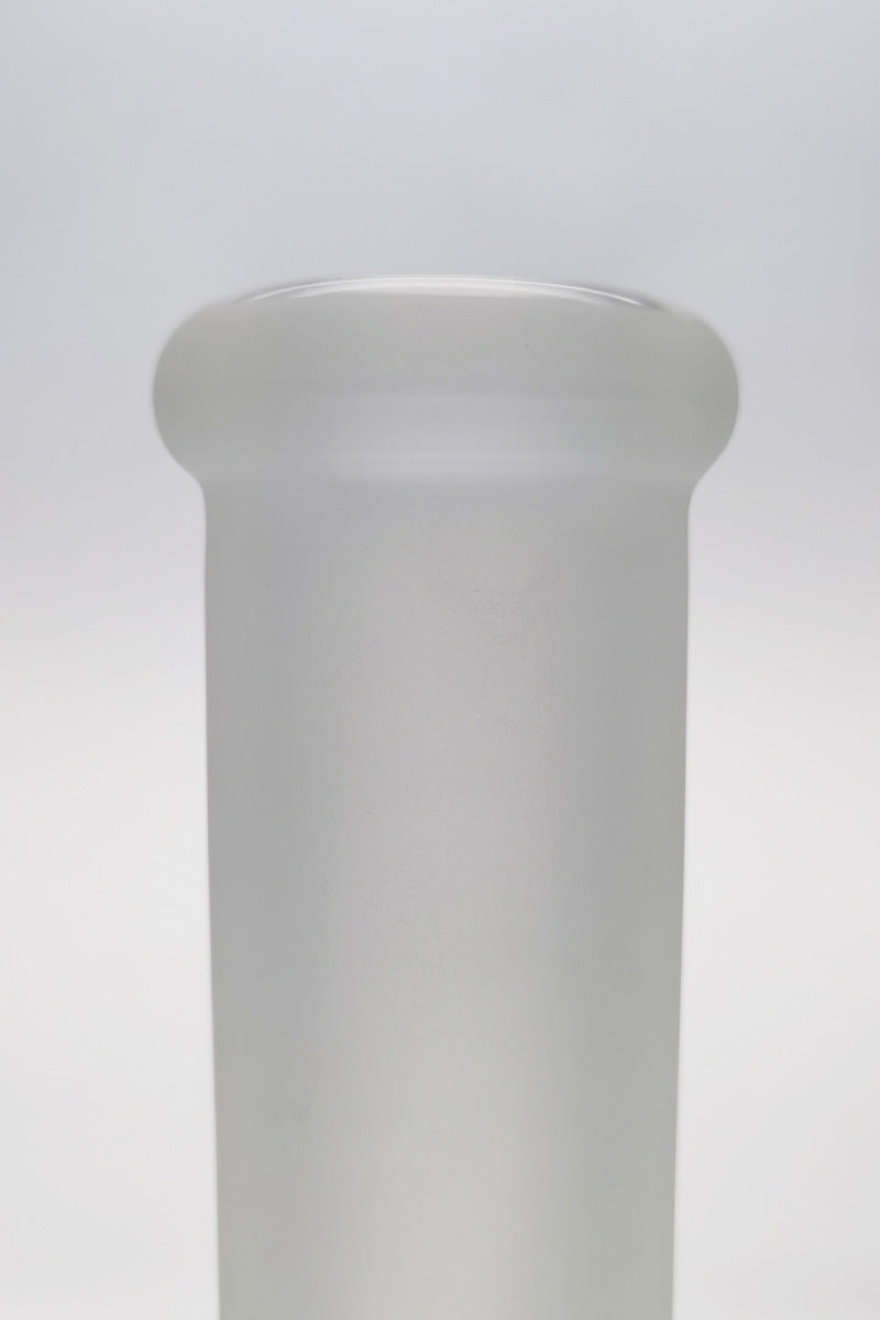 Close-up of Thick Ass Glass 16" Quartz Bong with Double Honeycomb Percolator and Spinning Guard