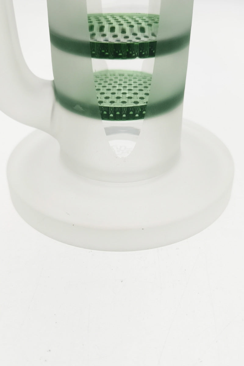 Close-up of TAG 16" Bong with Double Honeycomb & Spinning Splash Guard, 50x7MM, 18MM Female Joint