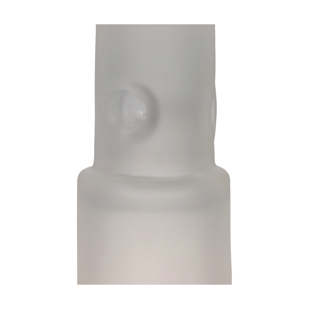 Close-up of TAG 16" Double Honeycomb Bong with Spinning Splash Guard, 50x7MM thick quartz