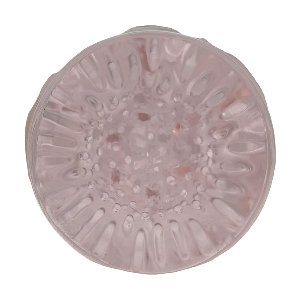 Top view of TAG 16" Double Honeycomb Bong with Spinning Splash Guard, 7mm thickness