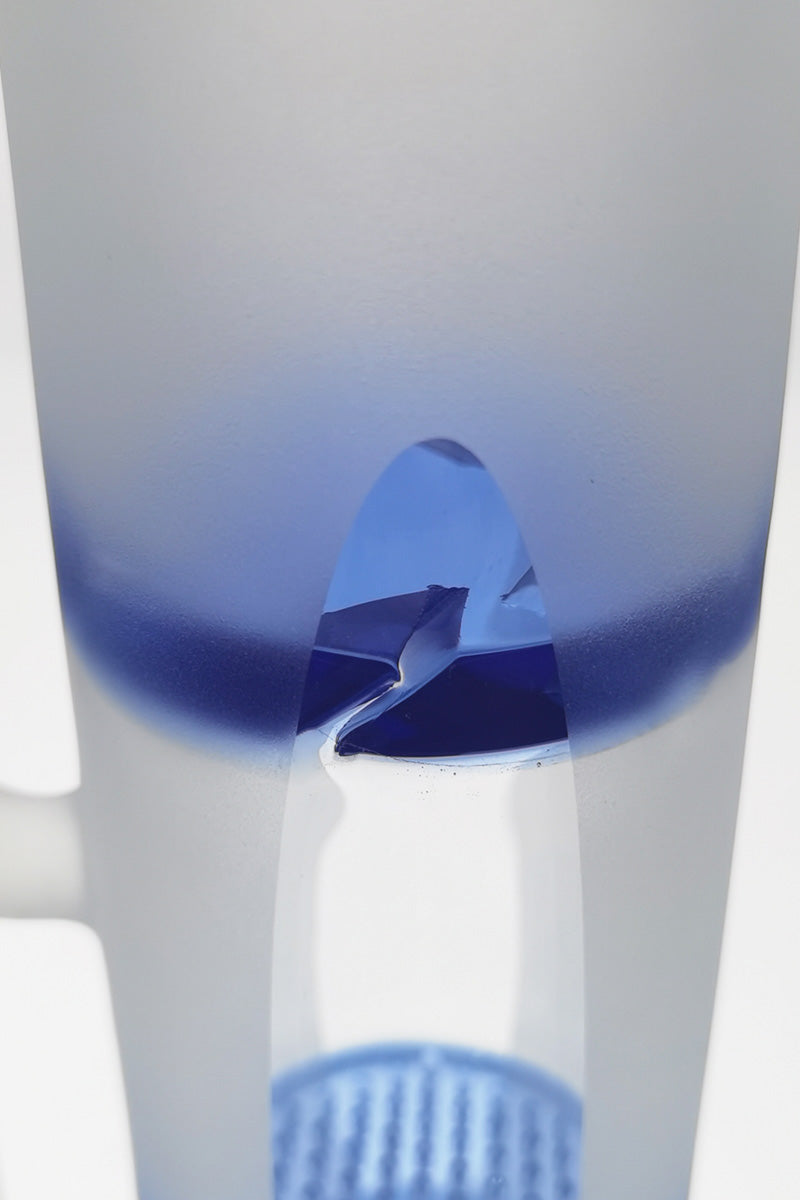 Close-up of TAG 16" Bong with Double Honeycomb & Spinning Splash Guard