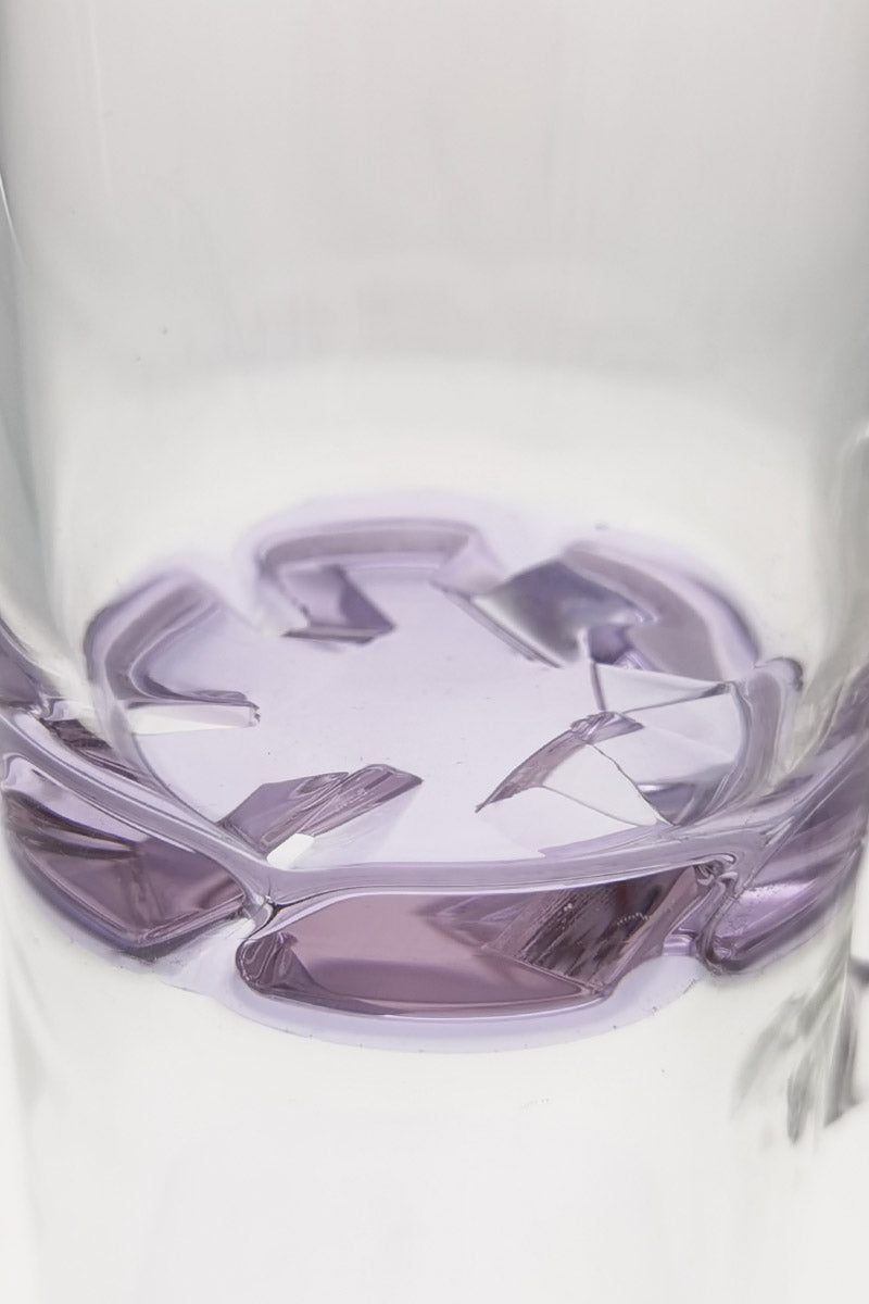 Close-up of TAG 16" Double Honeycomb Bong with Spinning Splash Guard, 7mm Thickness