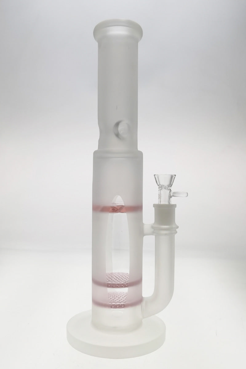 TAG 16" Double Honeycomb Bong with Spinning Splash Guard and 18MM Female Joint