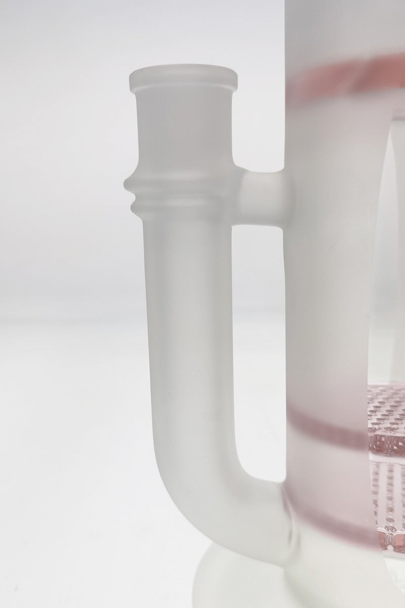 Close-up of TAG 16" Bong with Double Honeycomb & Spinning Splash Guard, 18MM Female Joint