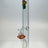 TAG 18" Straight Tube Bong with Rasta Label, 50x9MM, Front View on White Background