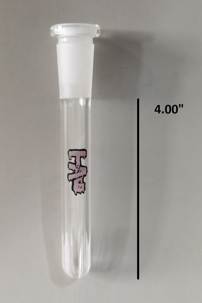 TAG Rounded Showerhead Downstem - 18/14MM Closed End - 4 Inch Length