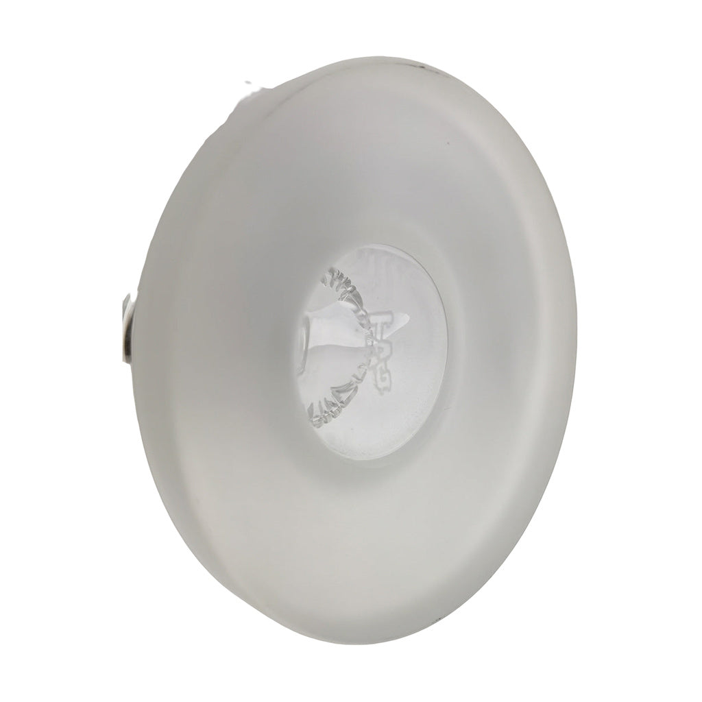 Close-up of TAG 19" Bong's Helical Dome Splash Guard and Showerhead Percolator