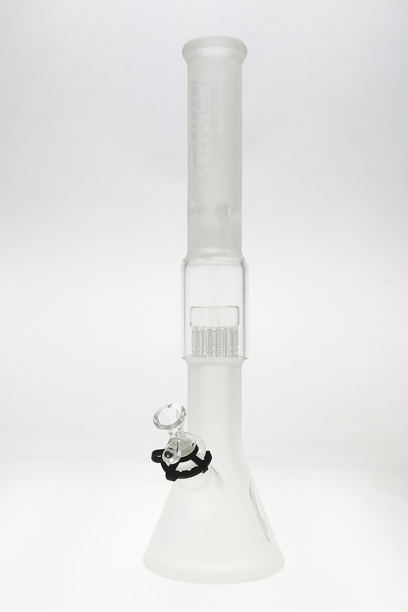 TAG 19" Beaker Bong with 16-Arm Tree Percolator, Rasta Logo, and 18/14MM Downstem