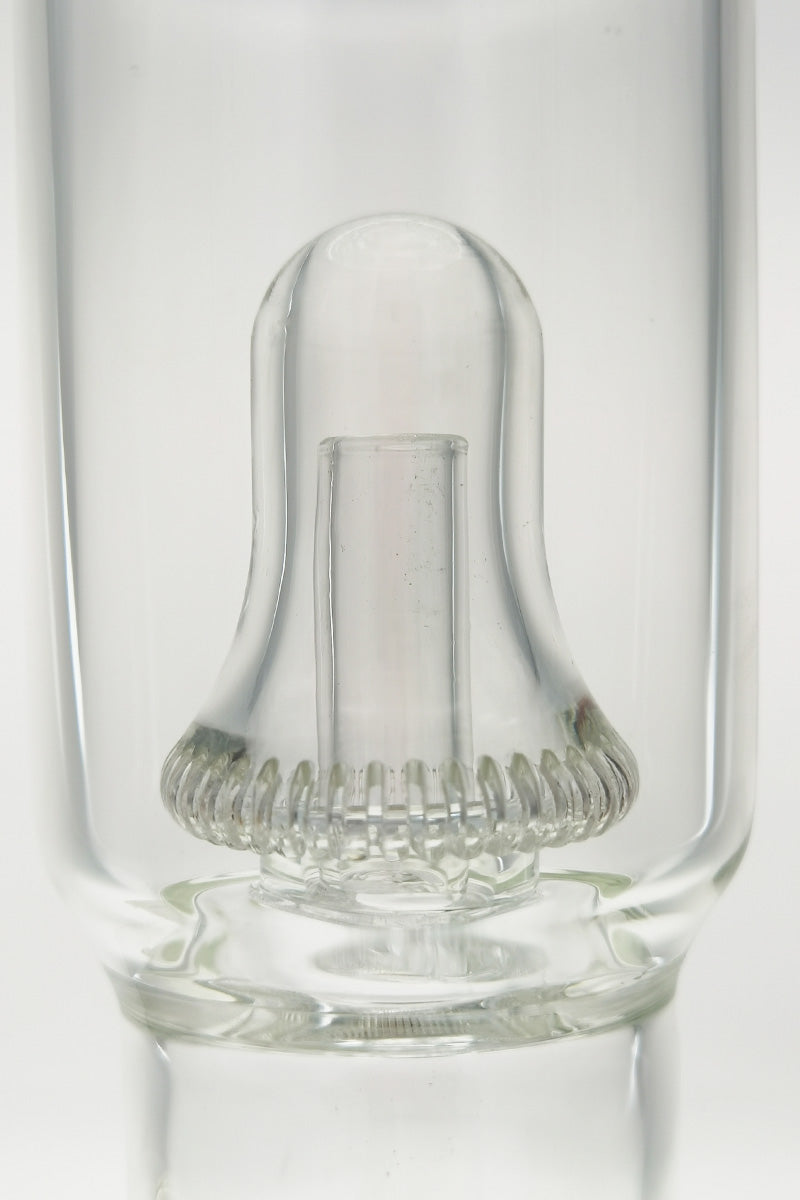 Close-up of TAG 19" Beaker Bong with Super Slit Bellow UFO Percolator and 7mm Thickness