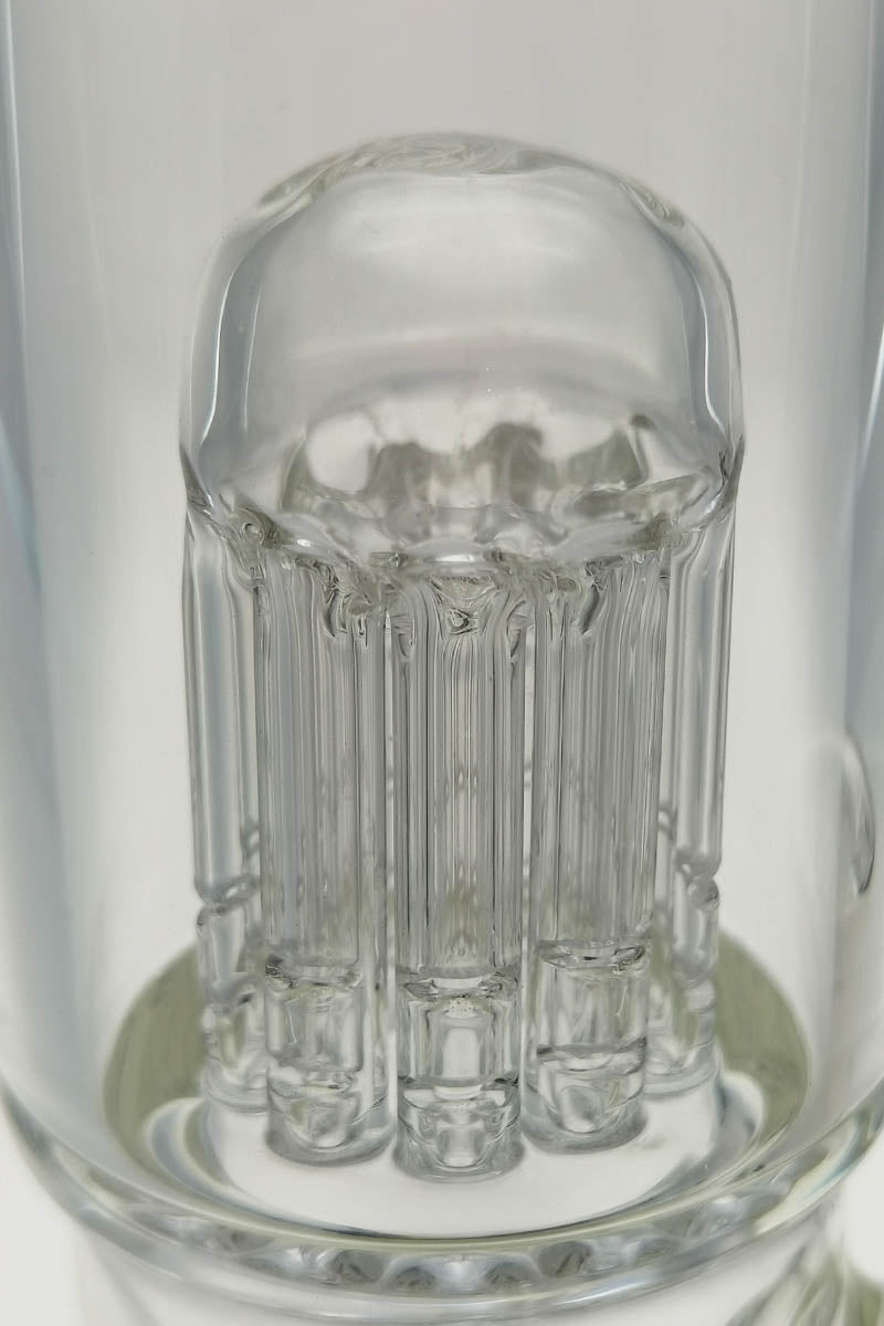Close-up of TAG 19" Inline to Tree Percolator Bong with 4mm Thick Glass