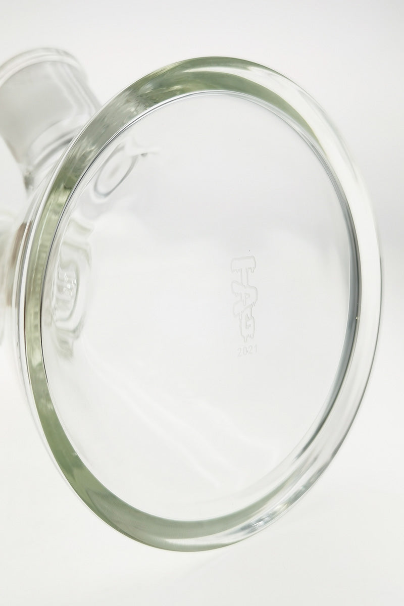Close-up of TAG 20" Beaker Bong with 16 Arm Tree Percolator and Thick 7mm Glass