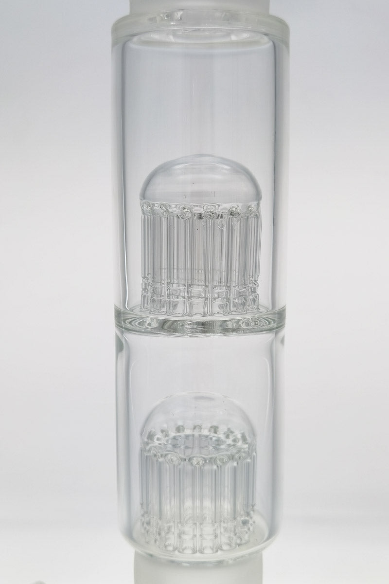 TAG 20" Double Fixed 16 Arm Tree Beaker Bong with 7mm thickness and 28/18MM downstem