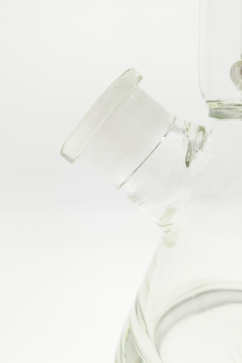 Close-up of TAG 20" Beaker Bong 18/14MM Downstem with Super Slit UFO Percolator