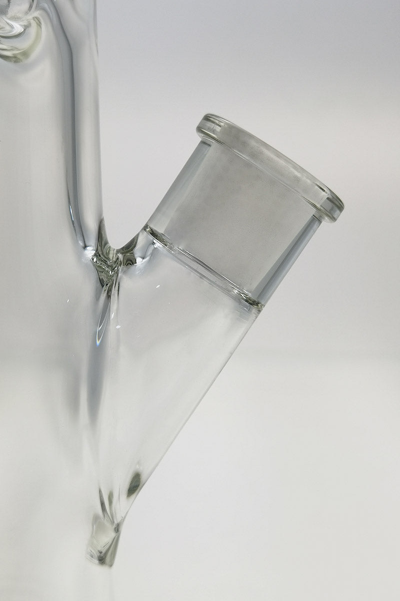 Close-up of TAG 20" Straight Tube Bong 50x7MM with 18/14MM Female Downstem