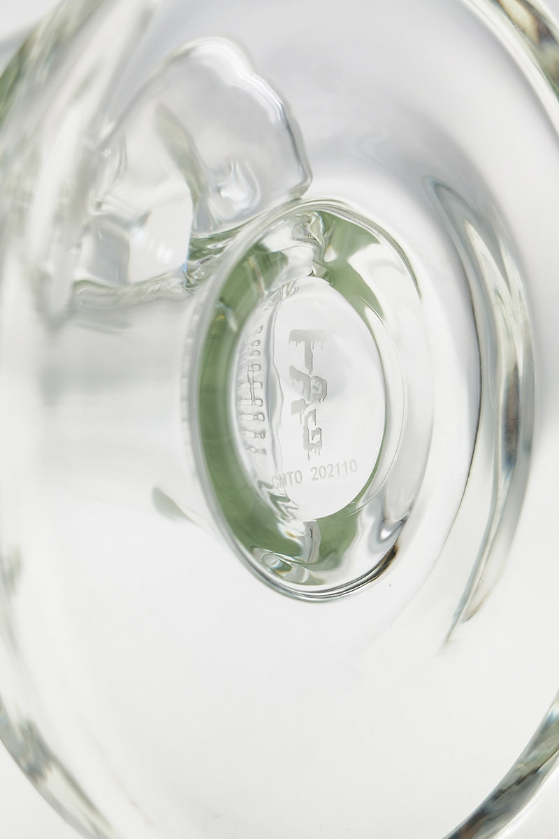 Close-up of TAG 20" Super Slit Multiplying Inline Bong with 18MM Female Joint