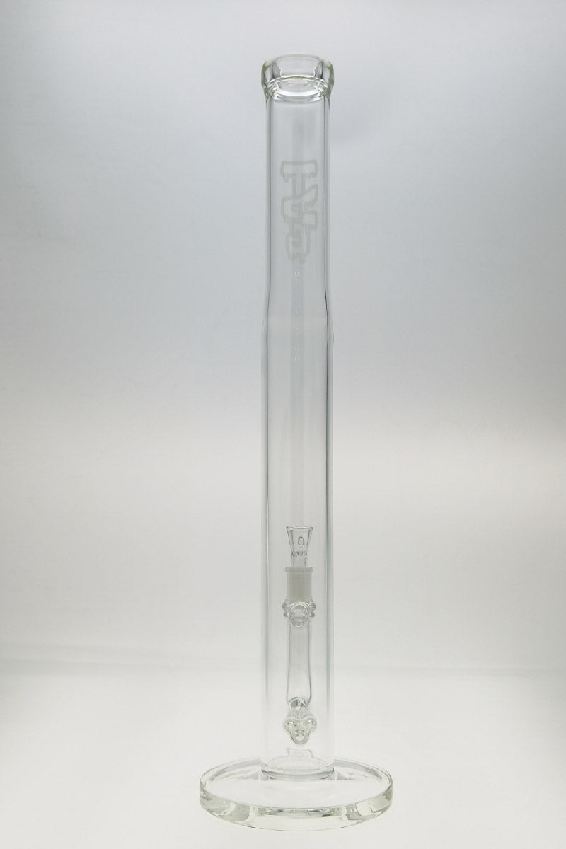 Thick Ass Glass 20" Inline Percolator Bong, Clear 50x5MM, Front View with 18MM Female Joint