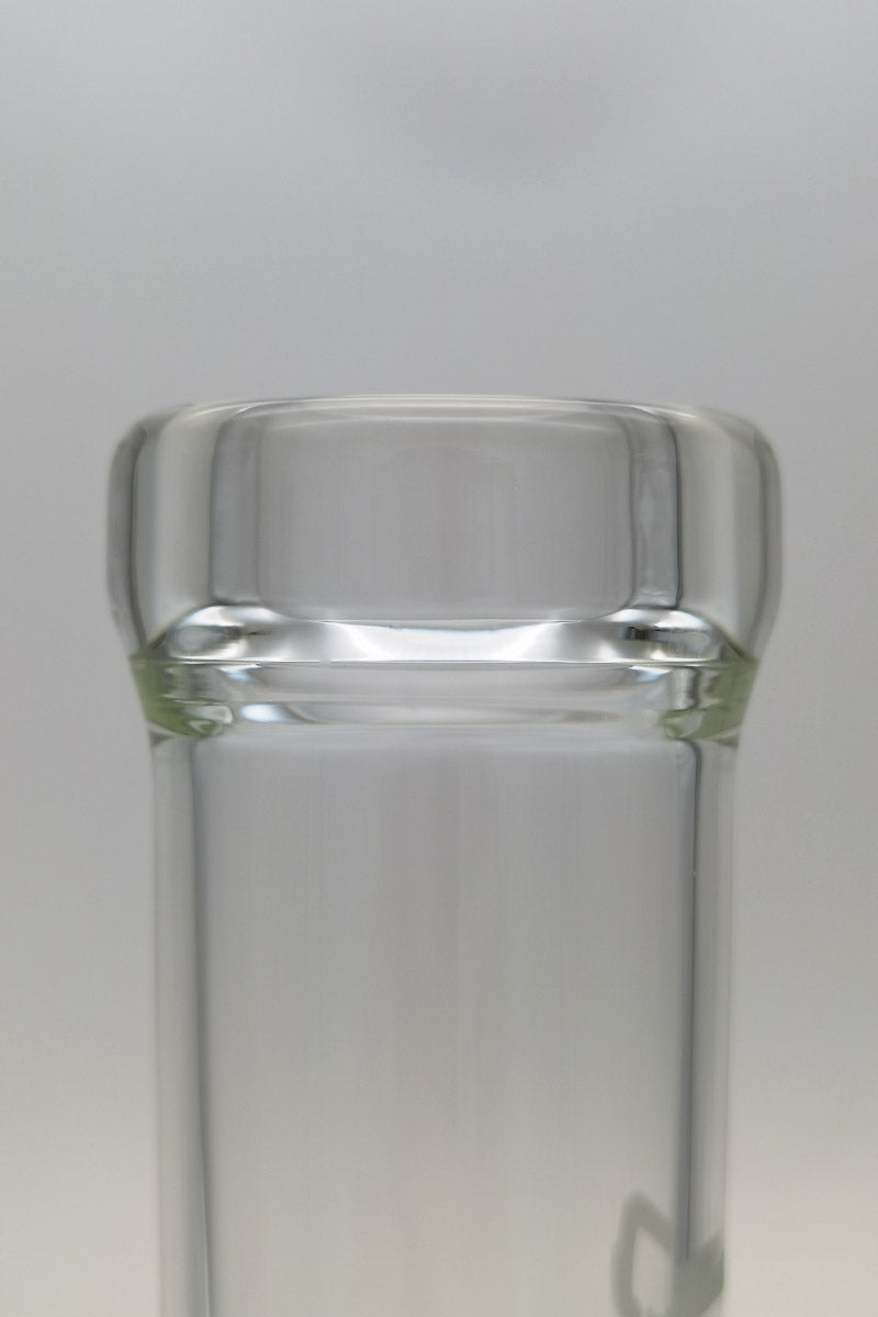 Close-up of TAG 20" Super Slit Multiplying Inline Bong's 18MM Female Joint