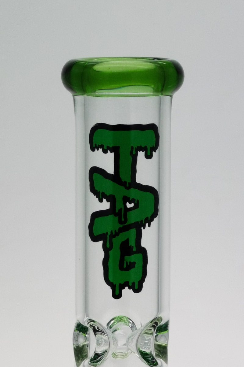 TAG 22" Double Honeycomb to Tree Percolator Bong Front View on White Background