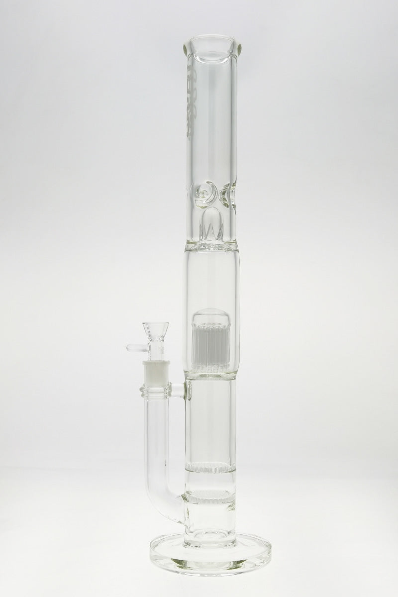 TAG 22" Double Honeycomb to 34 Arm Tree Bong Front View on White Background