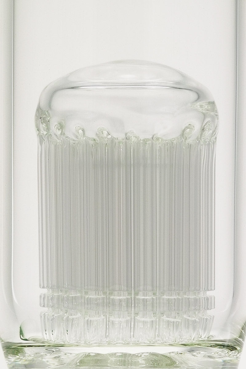 TAG 22" Bong with Double Honeycomb & 34 Arm Tree Percolator, 50x7MM Thick Glass, Front View