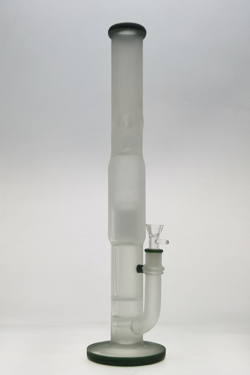 Thick Ass Glass 22" Bong with Dual Honeycomb & 34-Arm Tree Percolator, Front View