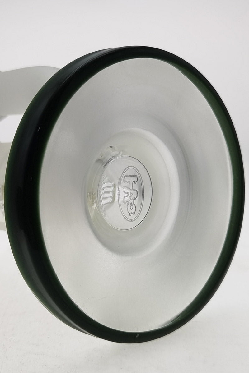 TAG 22" Double Honeycomb Bong with 34 Arm Tree Percolator, 50x7MM, Top View