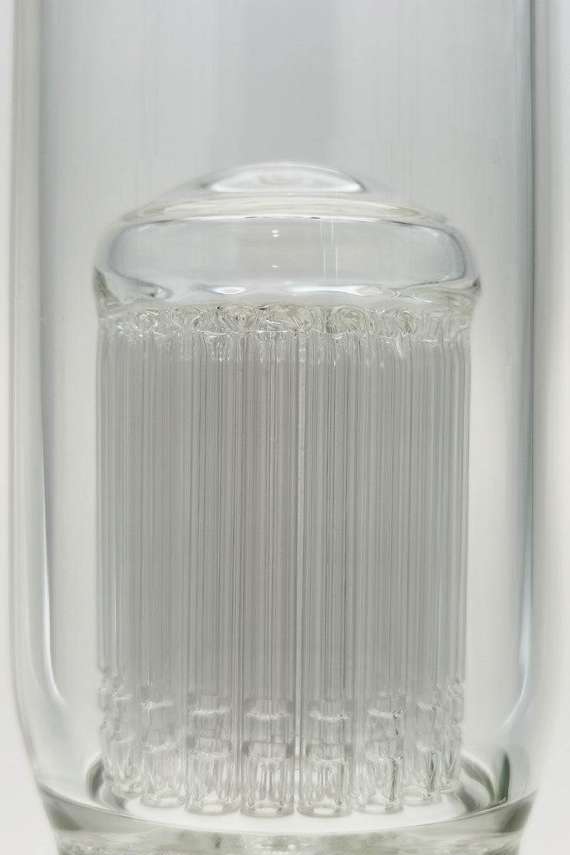 Close-up of TAG 22" Bong with Double Honeycomb and 34 Arm Tree Percolators, 7mm Thick