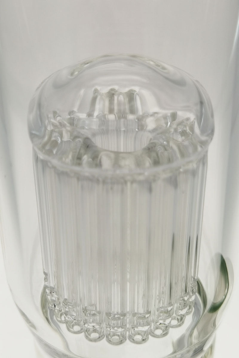 Close-up of TAG 22" Double Honeycomb to Tree Perc Bong with 7mm thick glass