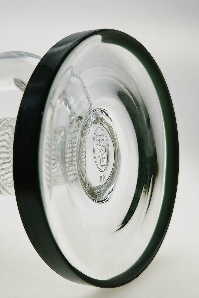 TAG 22" Double Honeycomb 34 Arm Tree Bong Base Close-Up with Logo