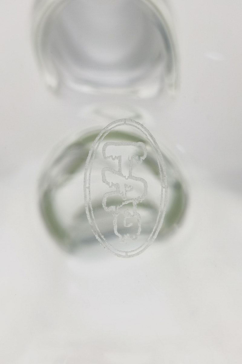 Thick Ass Glass 24" Beaker Bong Close-Up of 28/18MM Downstem, 9MM Thick Borosilicate