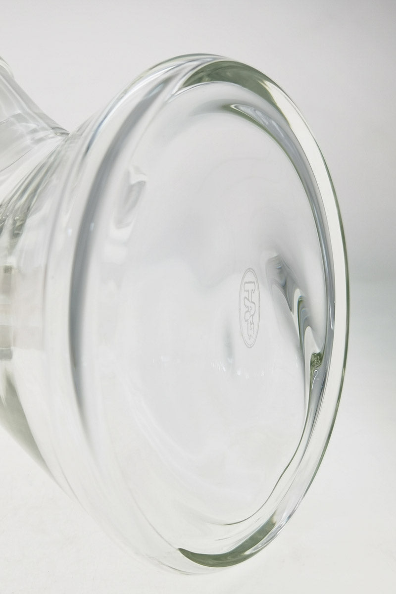 Close-up of TAG 24" Beaker Base 50x9MM with 28/18MM Downstem, Super Thick Borosilicate Glass