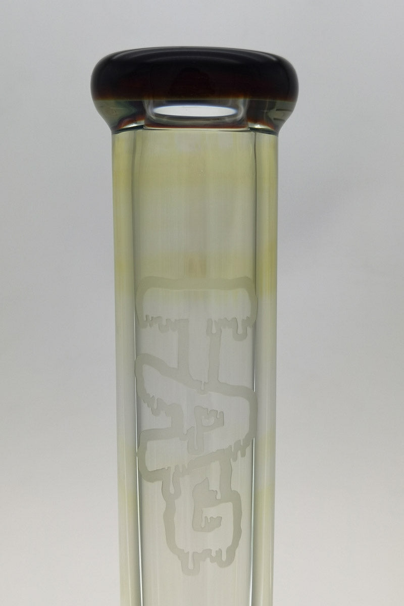 TAG - 24" Beaker Bong in 9MM Thick Borosilicate Glass with 28/18MM Downstem